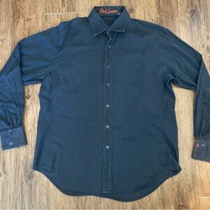 Robert Graham Men's black Button Down Shirt